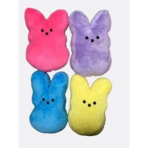 Peeps Bunny Plush Toy Set Of 4 Multicolor